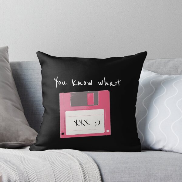 Item preview, You know what – Pink Floppy Disk Retro Computer Humor designed and sold by FeverVoid.