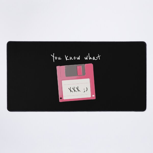 Item preview, You know what – Pink Floppy Disk Retro Computer Humor designed and sold by FeverVoid.