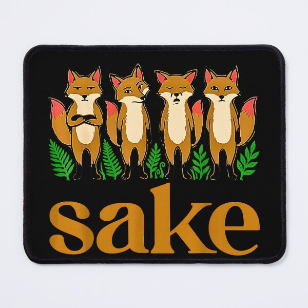 Item preview, Four Fox Sake Funny Animal Pun Sarcastic Fox Lover designed and sold by NinigFox.