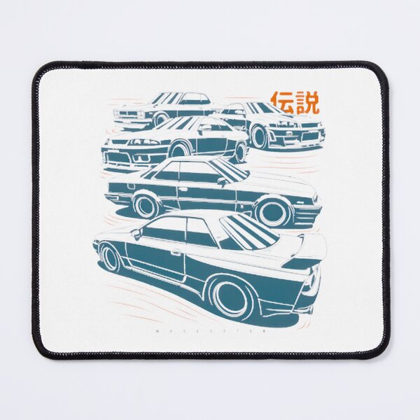 Item preview, Jdm Nissan Skyline Gt-R R34 Retro Car Art Silhouette ⭐⭐⭐⭐⭐ designed and sold by ziyat123.