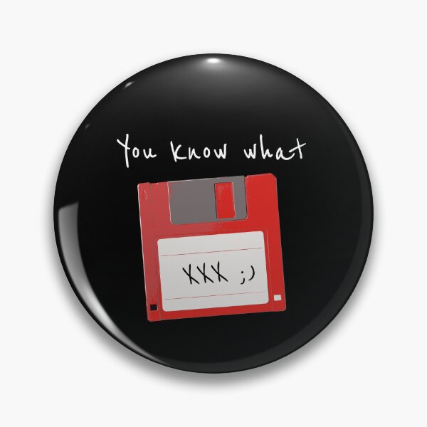 Item preview, You know what – Red Floppy Disk Retro Computer Humor designed and sold by FeverVoid.