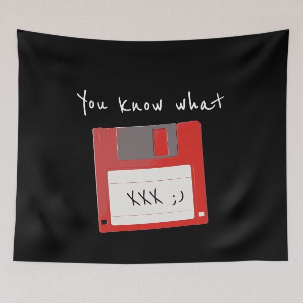 Item preview, You know what – Red Floppy Disk Retro Computer Humor designed and sold by FeverVoid.
