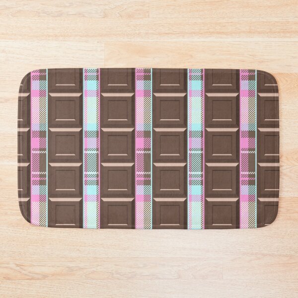 Item preview, Chocolate & Pink-Blue Plaid designed and sold by Dulcheri.
