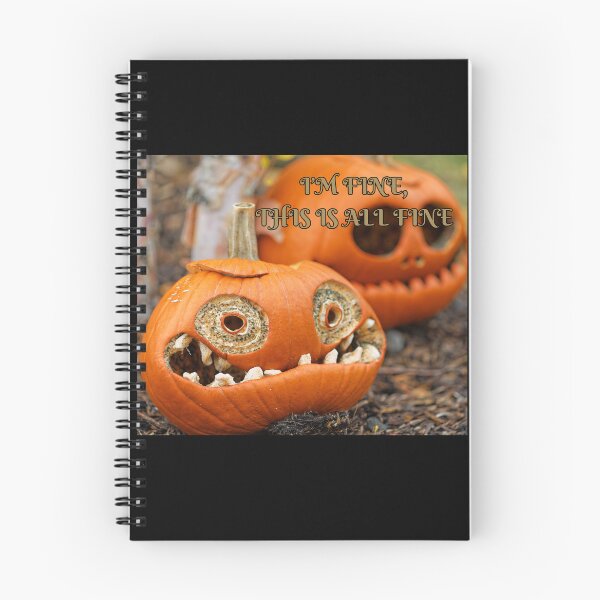 Item preview, Crazy Pumpkins, I'm fine.. this is all fine designed and sold by CursedButCute1.