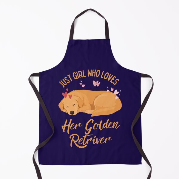 Item preview, Just a Girl Who Loves Her Golden Retriever Cute Sleeping Dog Design designed and sold by Fateh-Kro ⭐⭐⭐⭐⭐.