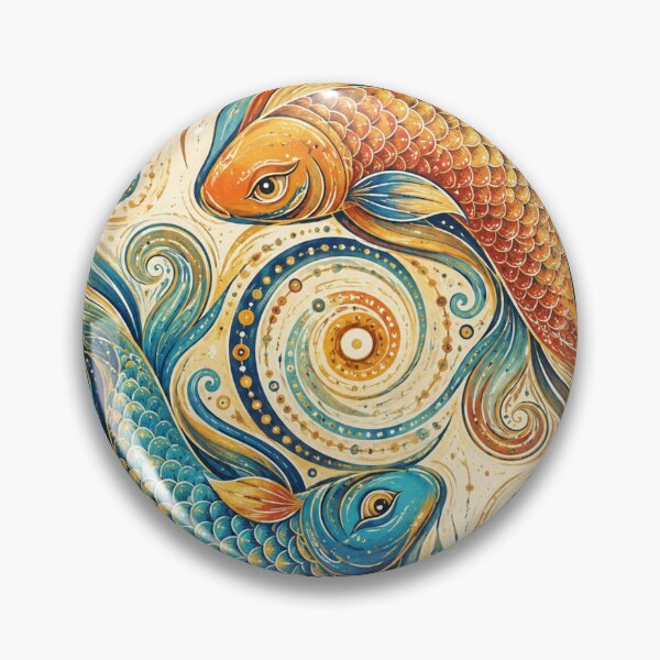 Item preview, Yin Yang, fish zodiac designed and sold by P Bernardo | Art Shop.