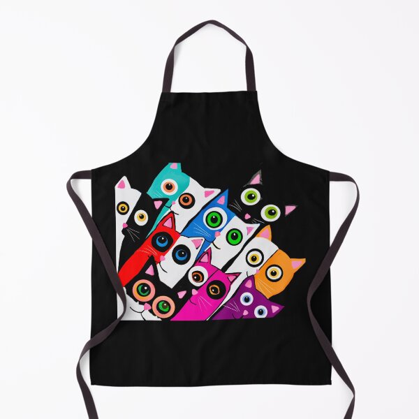 Item preview, Colorful Cats with Big Eyes designed and sold by Elaine M Hayward .