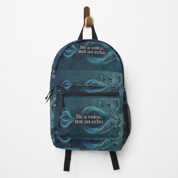 Item preview, Be A Voice Not An Echo Blue designed and sold by ART ATTACK ZONE.
