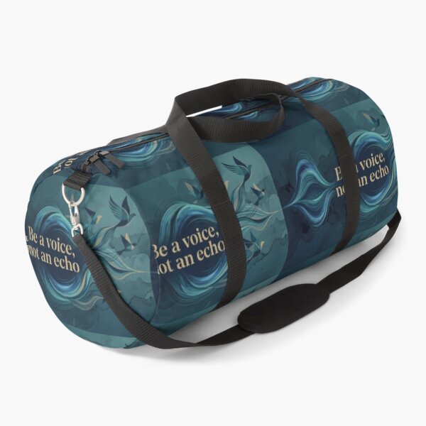 Item preview, Be A Voice Not An Echo Blue designed and sold by ART ATTACK ZONE.