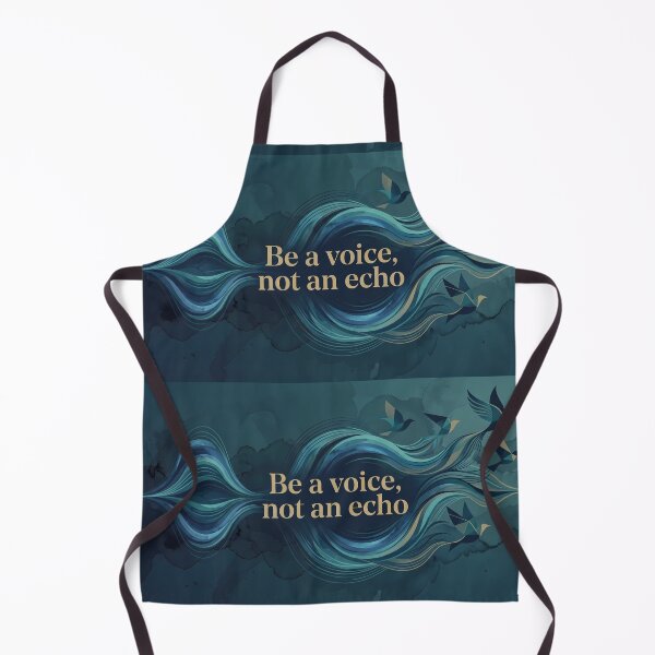Item preview, Be A Voice Not An Echo Blue designed and sold by ART ATTACK ZONE.