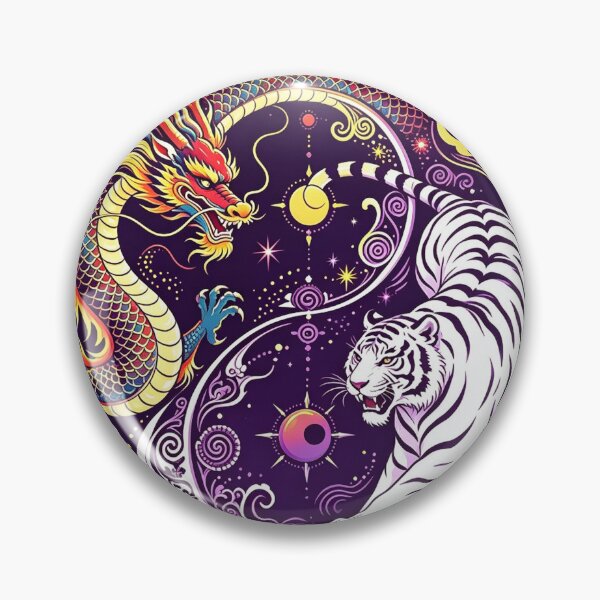 Item preview, Yin Yang - dragon tiger designed and sold by P Bernardo | Art Shop.
