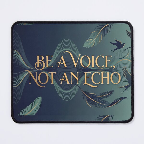 Item preview, Be A Voice Quote Design Art designed and sold by ART ATTACK ZONE.
