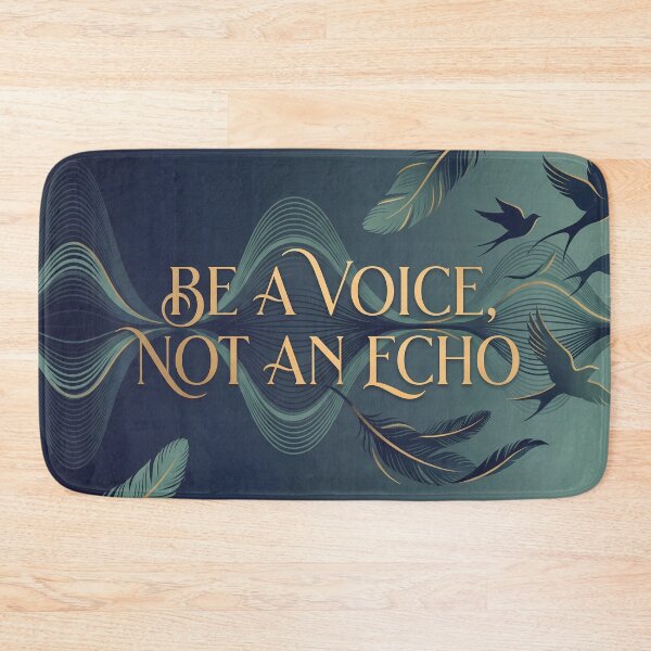 Item preview, Be A Voice Quote Design Art designed and sold by ART ATTACK ZONE.