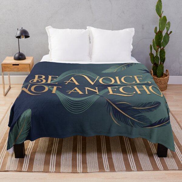 Item preview, Be A Voice Quote Design Art designed and sold by ART ATTACK ZONE.