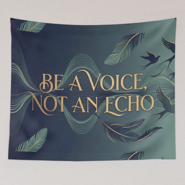Item preview, Be A Voice Quote Design Art designed and sold by ART ATTACK ZONE.