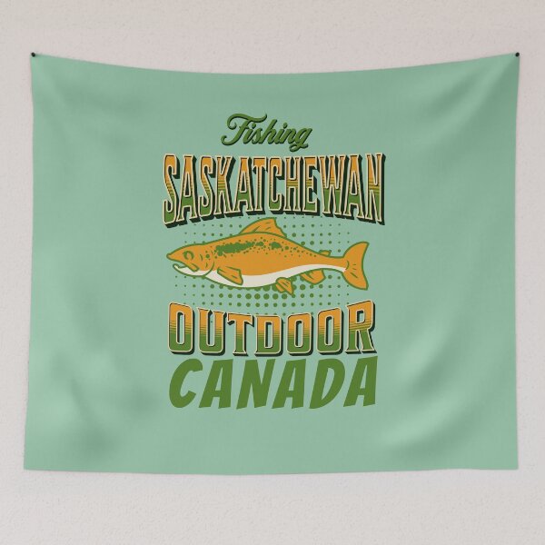 Item preview, Fishing in Saskatchewan, Canada designed and sold by BritishDelights.