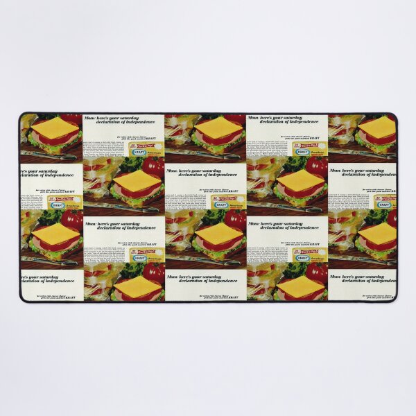 Item preview, Vintage Cheese and Sandwich designed and sold by food-nostalgia.