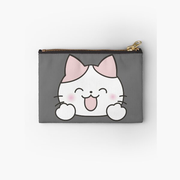 Item preview, Cute Kawaii Cat Face with Pink Bow | Adorable Cat Lover Design designed and sold by Rush2Buy.