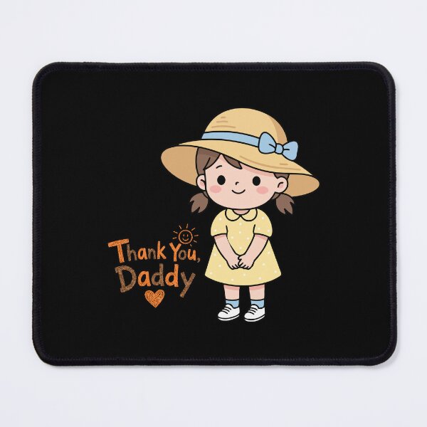Item preview, Thank You Daddy Cute Girl Vintage Family Gift designed and sold by CREATIVE HIVE.