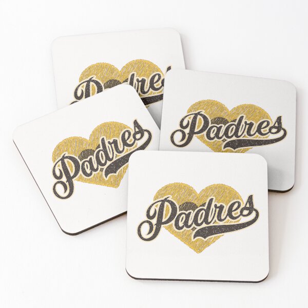 Item preview, Vintage Padres Retro Heart Distressed Sports Fans Team Spirit designed and sold by RockTheFeal.
