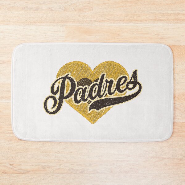 Item preview, Vintage Padres Retro Heart Distressed Sports Fans Team Spirit designed and sold by RockTheFeal.