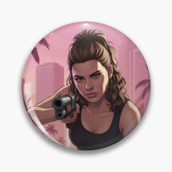 Item preview, Sunset Action Heroine - Retro Synthwave Digital Art designed and sold by Billy Morfo™.