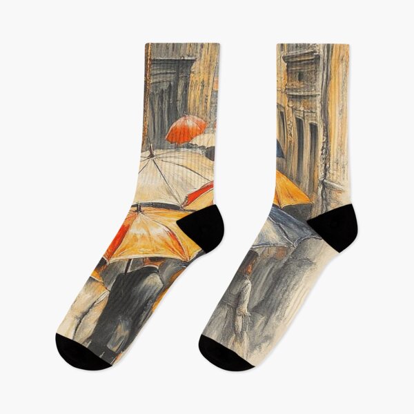 Item preview, A rainy day in the old town designed and sold by sid1802.