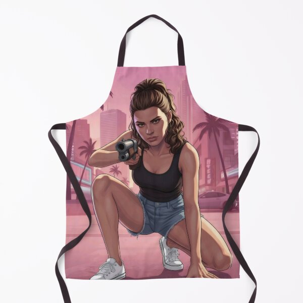 Item preview, Sunset Action Heroine - Retro Synthwave Digital Art designed and sold by Billy Morfo™.