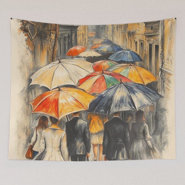 Item preview, A rainy day in the old town designed and sold by sid1802.