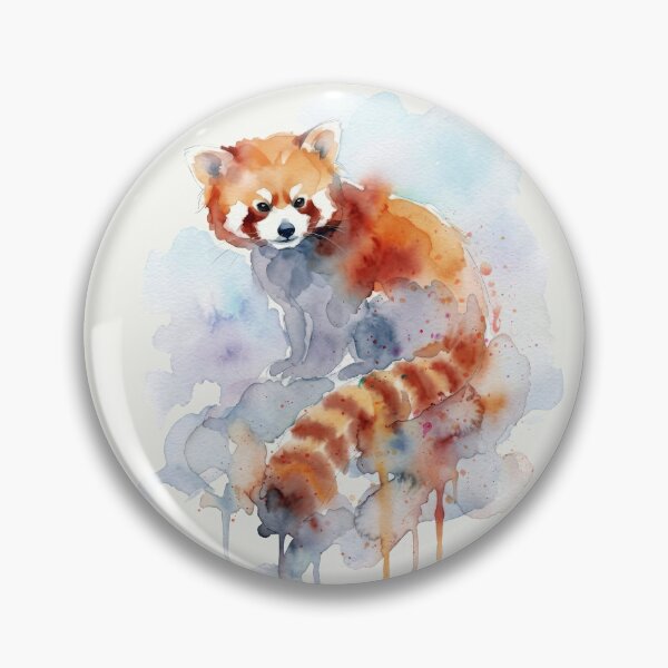 Item preview, Adorable Red Panda Watercolor designed and sold by caracatita75.