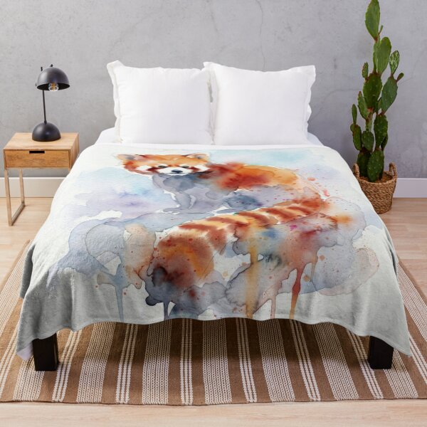 Item preview, Adorable Red Panda Watercolor designed and sold by caracatita75.
