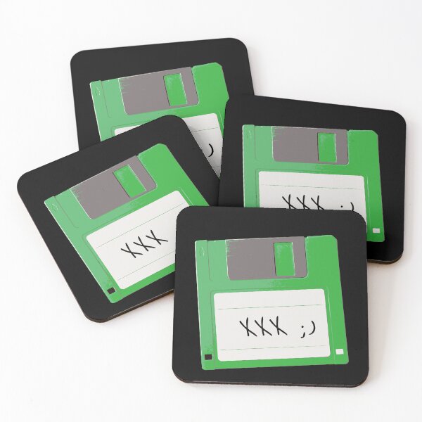 Item preview, XXX ;) Floppy disk – Retro computer nostalgia with humor designed and sold by FeverVoid.