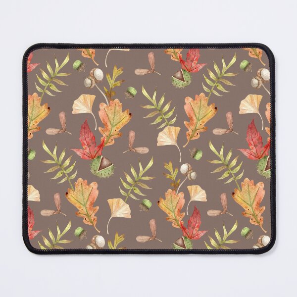 Item preview, Autumn Leaves & Acorns – Watercolor Fall Pattern designed and sold by White Rabbit Design .
