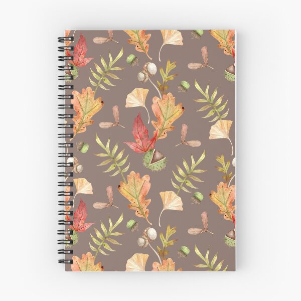Item preview, Autumn Leaves & Acorns – Watercolor Fall Pattern designed and sold by White Rabbit Design .
