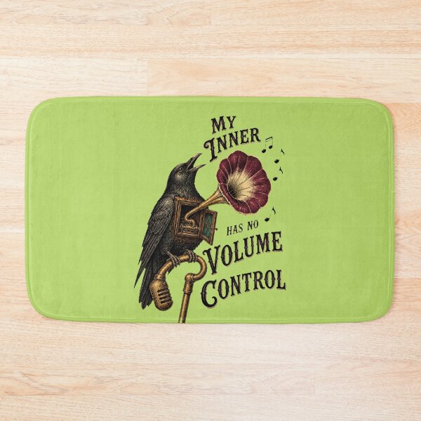Item preview, My Inner Voice Has No Volume Control Vintage Raven Crow designed and sold by SVox.