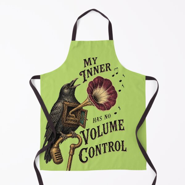 Item preview, My Inner Voice Has No Volume Control Vintage Raven Crow designed and sold by SVox.