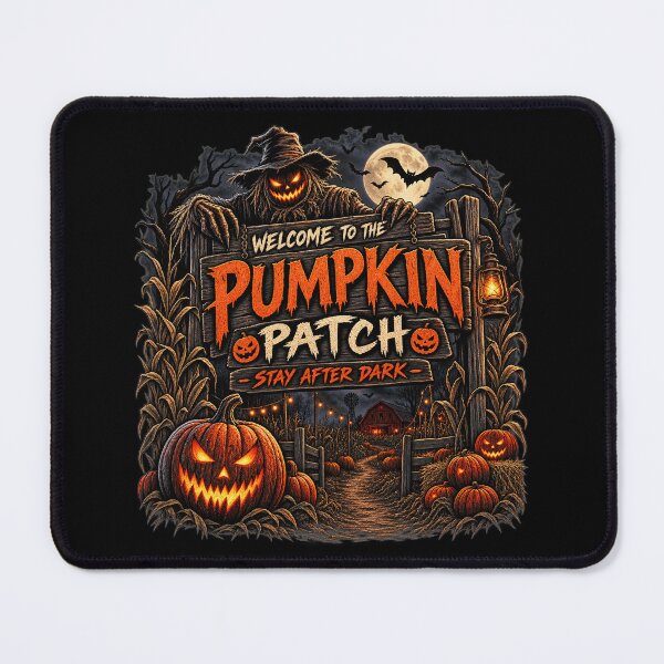 Item preview, Welcome to the Pumpkin Patch Stay After Dark designed and sold by SquatchPrintsCo.