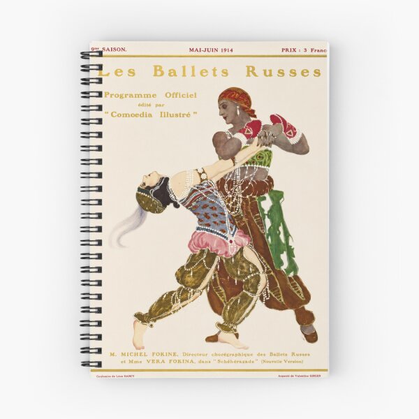 Item preview, Ballets Russes Scheherazade Poster, Vintage Art Nouveau Ballet Illustration, Russian Dance Art for Ballet Lovers designed and sold by RickE.