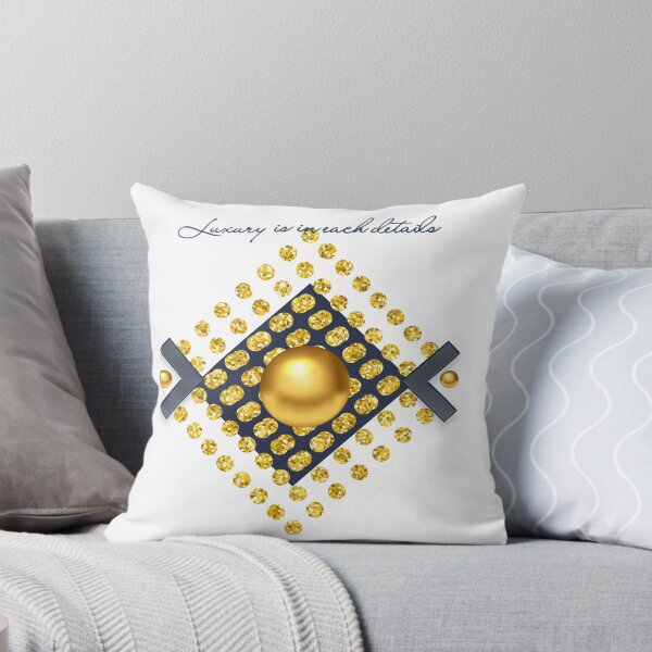 Item preview, Luxury is in Each Detail Golden Sparkles and Geometric Black Design designed and sold by MinimalAurashop.