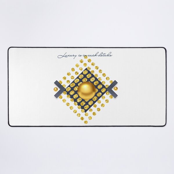 Item preview, Luxury is in Each Detail Golden Sparkles and Geometric Black Design designed and sold by MinimalAurashop.