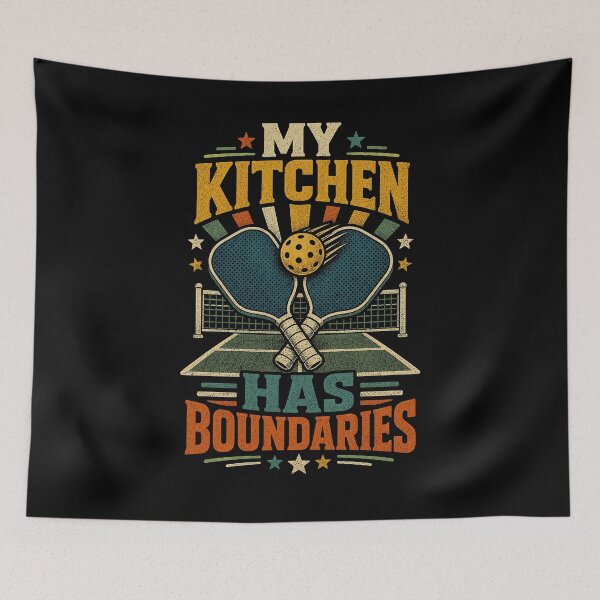 Item preview, My Kitchen Has Boundaries Vintage Pickleball Shirt designed and sold by Gustavo Navarro.