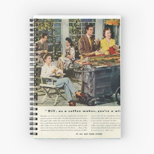 Item preview, Barbecue Coffee Time Illustration 2 designed and sold by food-nostalgia.