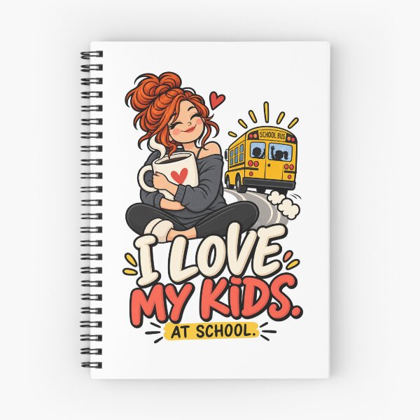 Item preview, I Love My Kids At School – Funny Back to School Mom designed and sold by Forged in the Warp.