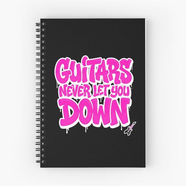 Item preview, Guitars Never Let You Down Bold Music Quote designed and sold by TripleFour444.