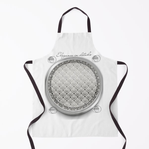 Item preview, Elegance in Details Silver Geometric Pattern with Ornate Circular Frame designed and sold by MinimalAurashop.