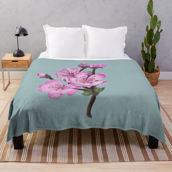 Item preview, Artisan Cherry Blossom Branch Watercolor Illustration designed and sold by altastudio.