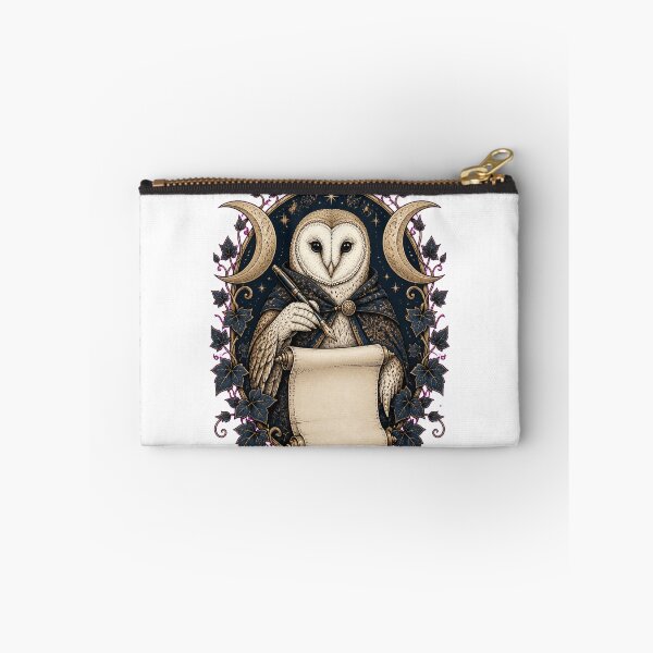 Item preview, Mystical owl as moon poet designed and sold by CalipZO.