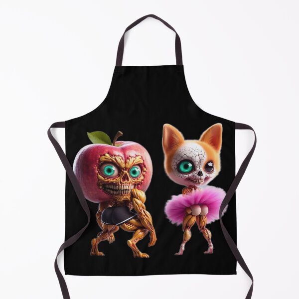 Item preview, Buff Apple Monster and Chihuahua Skeleton Ballet designed and sold by LujziWorld.