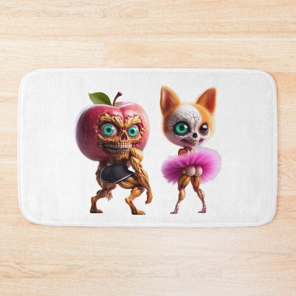 Item preview, Buff Apple Monster and Chihuahua Skeleton Ballet designed and sold by LujziWorld.