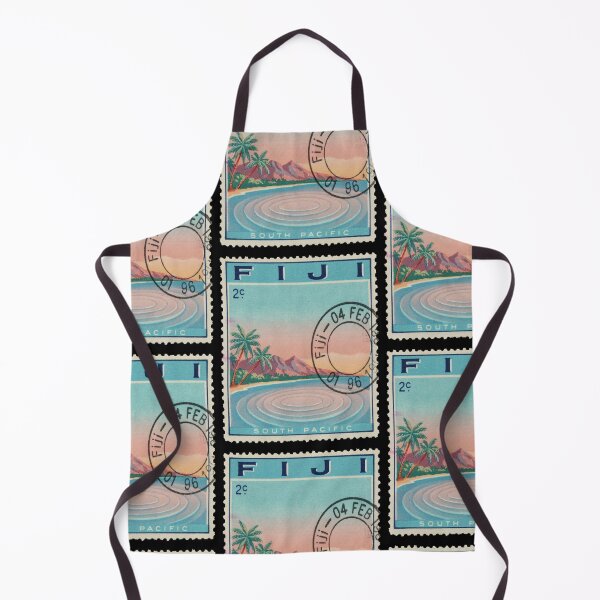Item preview, Fiji Pacific Coral Lagoon Volcanic Ridge Stamp Sticker designed and sold by stickercuffs.